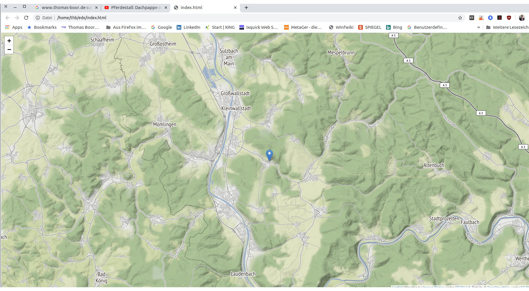 Worldmap mit folium