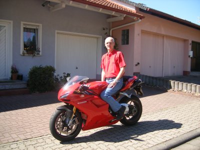 Thomas Boor auf einer Ducati 1098S